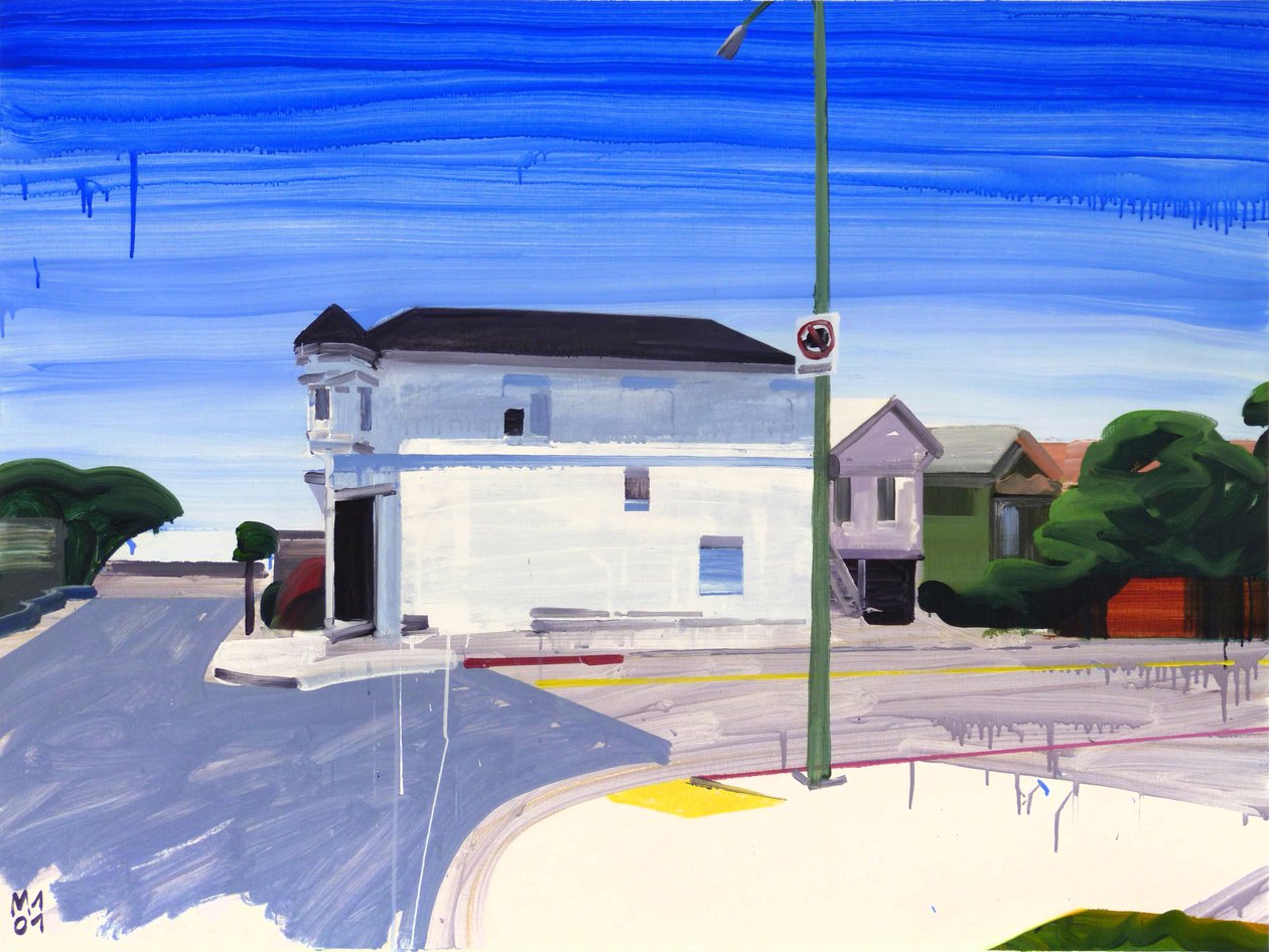 Klnd 1, 2011 (akryl på lærred) af Olivier Morel