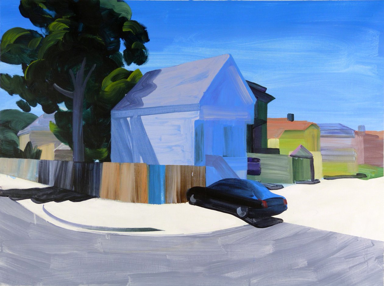 Klnd 3, 2015 (akryl på lærred) af Olivier Morel