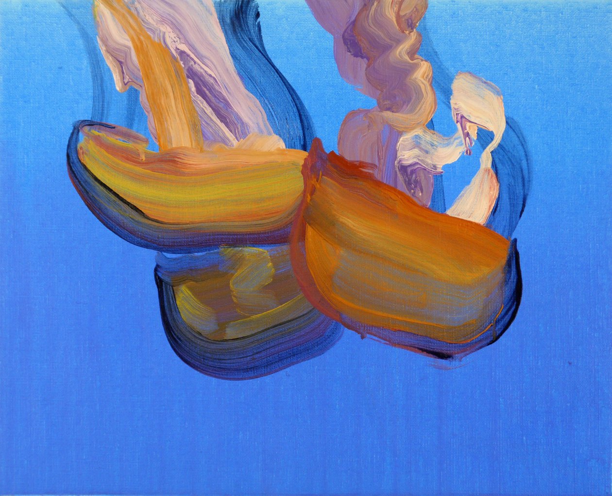Méduses 6, 2013 (akryl på lærred) af Olivier Morel