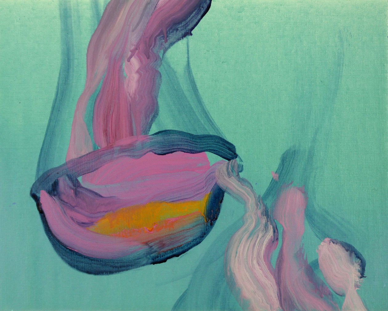 Méduses 8, 2013 (akryl på lærred) af Olivier Morel