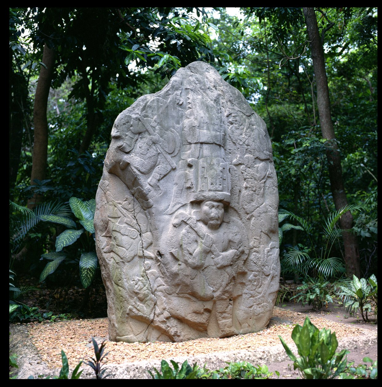 Stele 2, præ-klassisk periode af Olmec