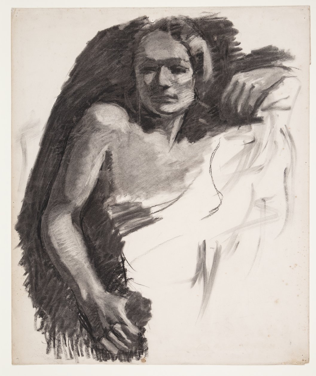 Kvindelig model af Oluf Hartmann
