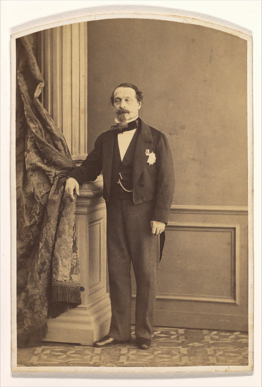 Kejser Napoleon III, marts 1860. af Olympe Aguado