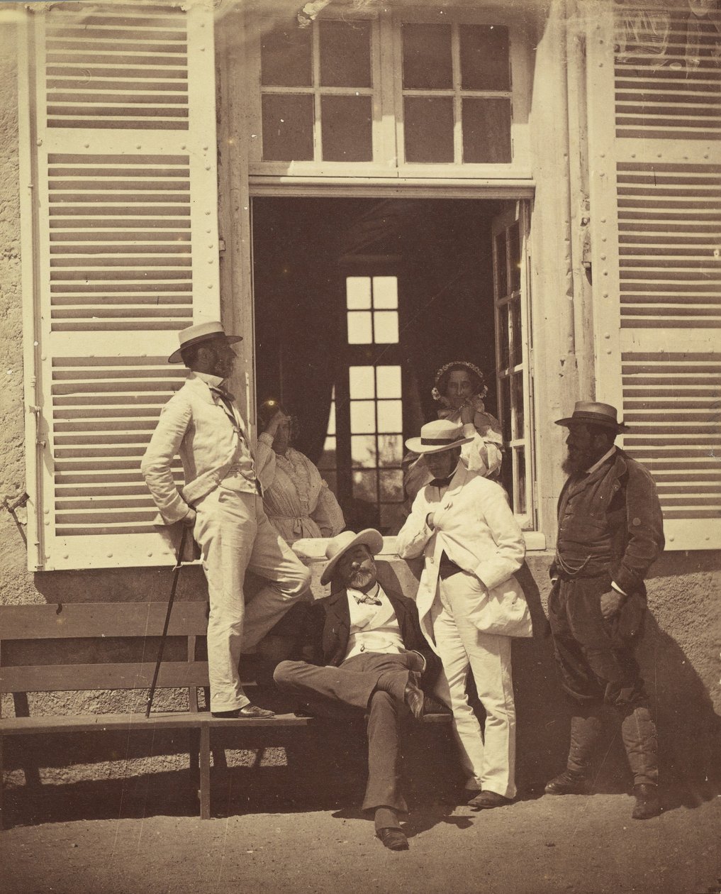 Nogle Familiars af Louis Robert, ca. 1860. af Olympe Aguado