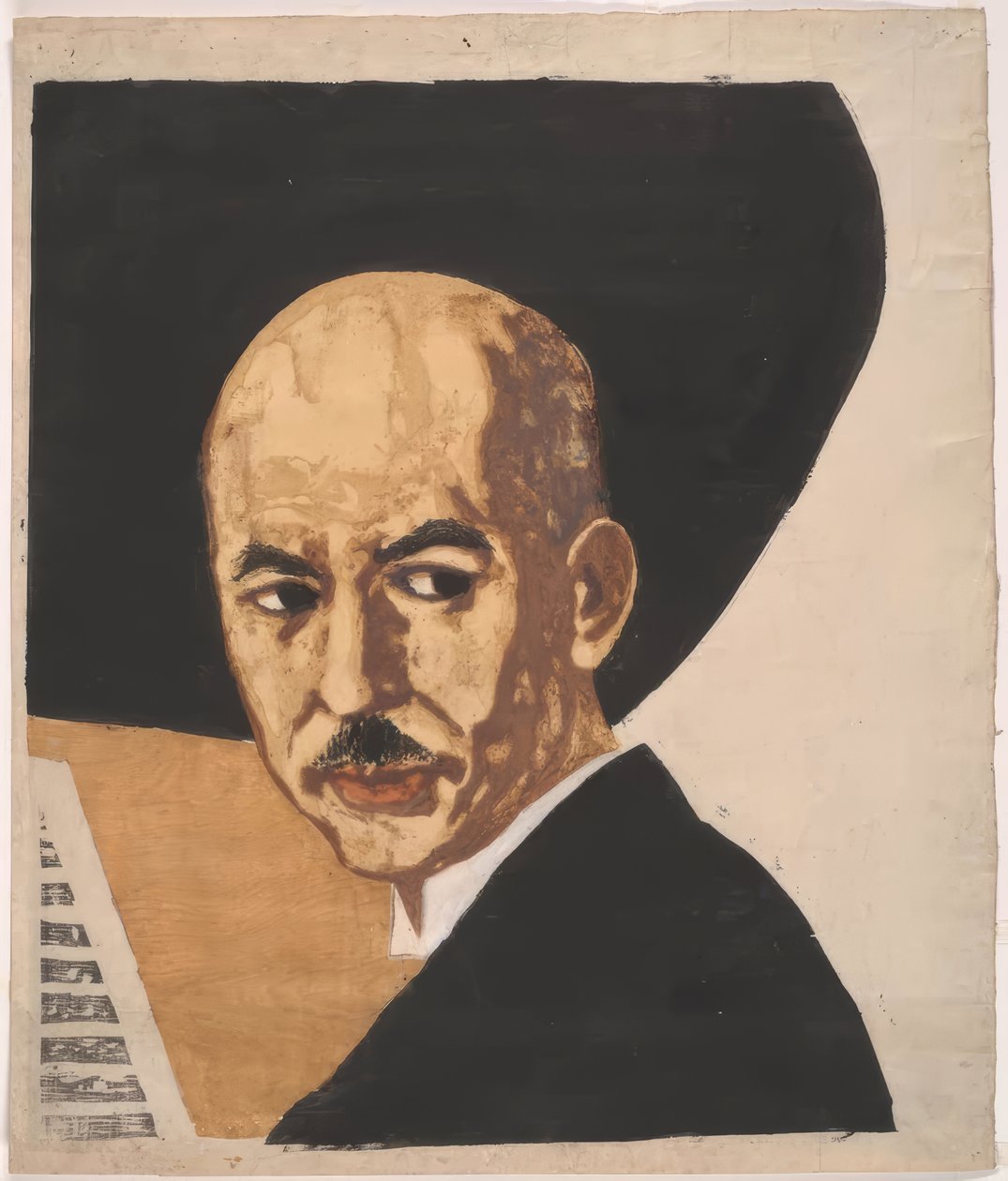 Portræt af Yamada Kosaku af Onchi Kôshirô