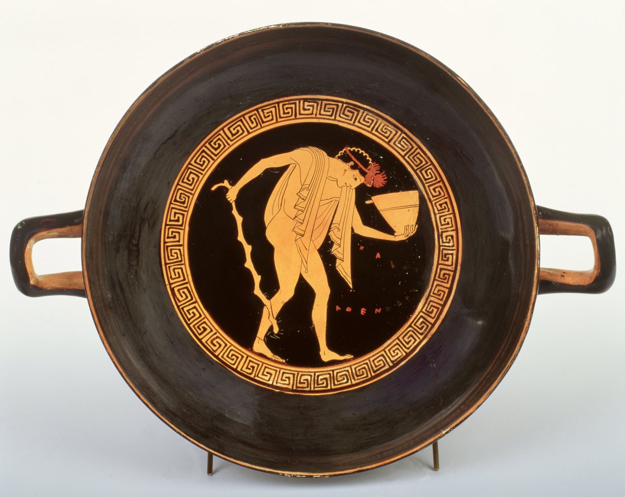 Attic rødfigur kylix, 500-480 f.Kr. (keramik) af Onesimos Painter