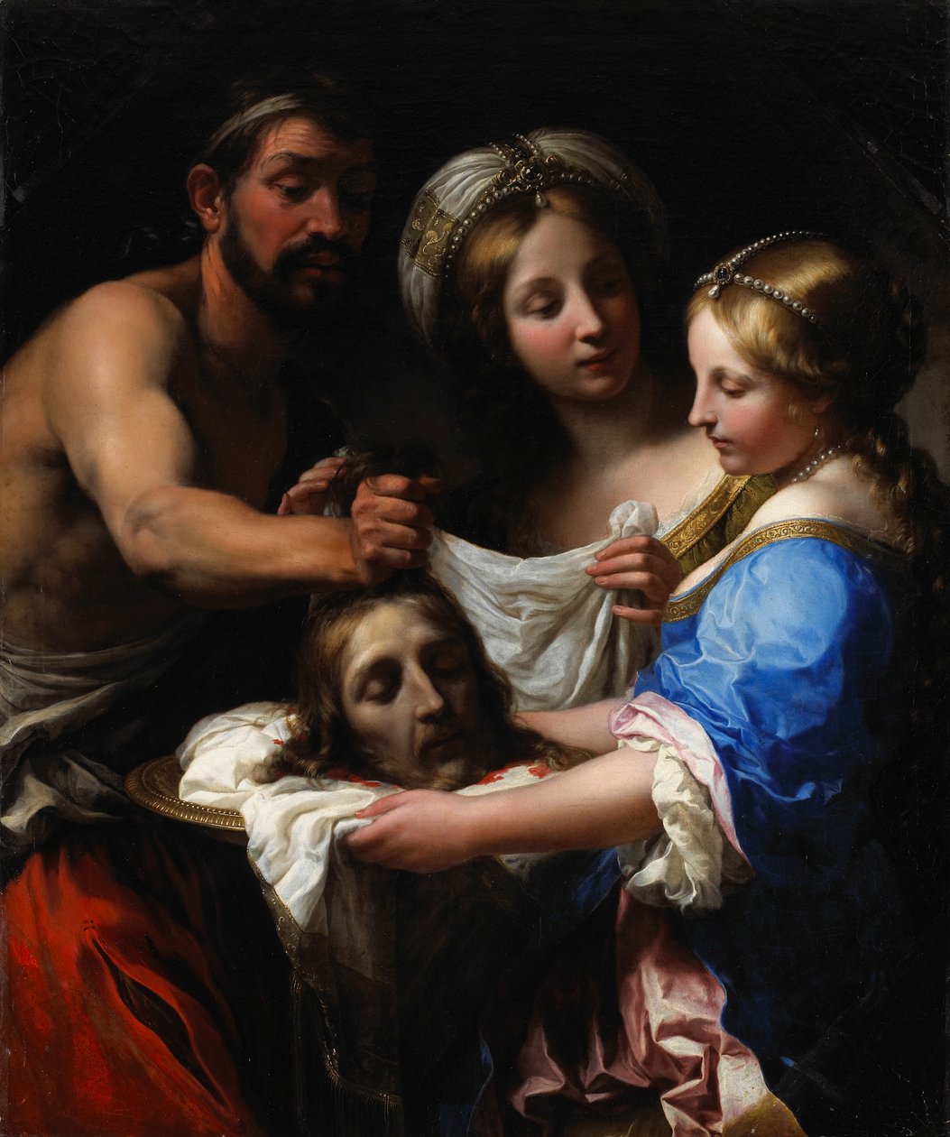 Salome med Johannes Døberens hoved, ca.1680 af Onorio Marinari