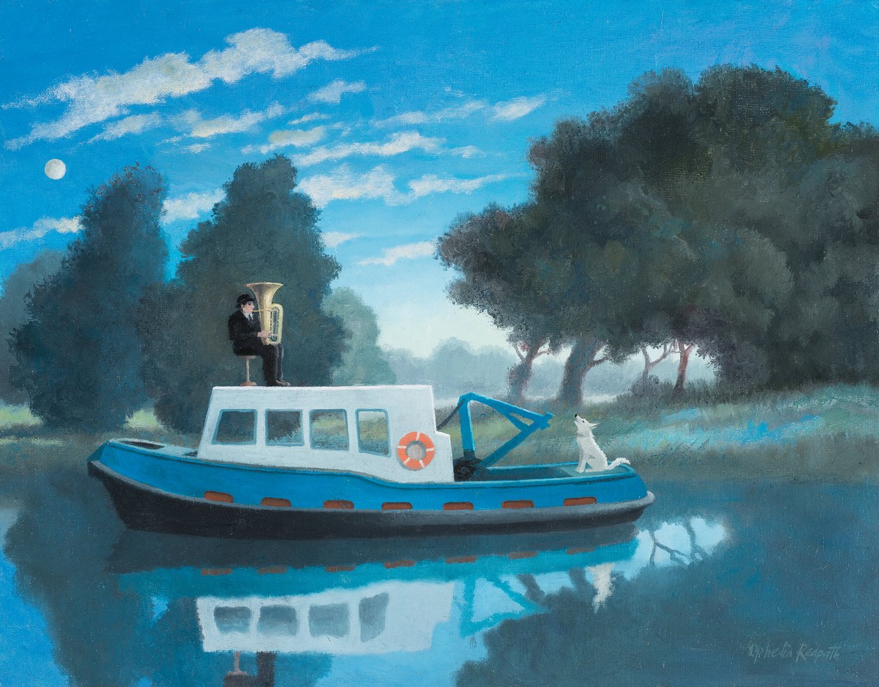 Måne flod af Ophelia Redpath
