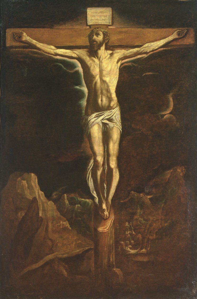 Kristus på korset, 1600 af Orazio Borgianni