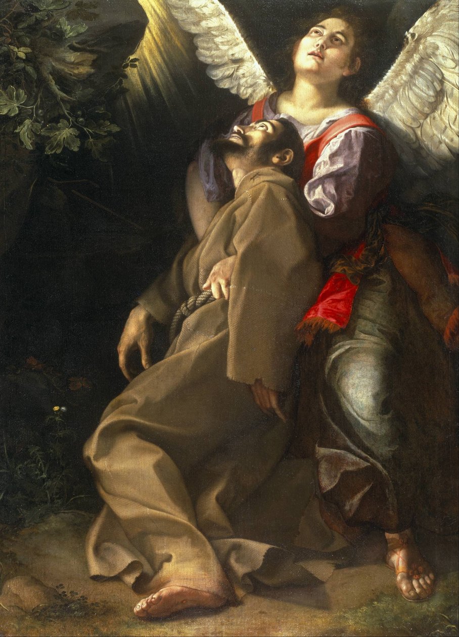 Stigmatisering af Sankt Frans af Orazio Gentileschi
