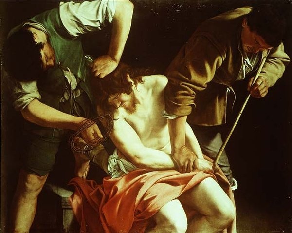 Kroner med torne af Orazio Gentileschi