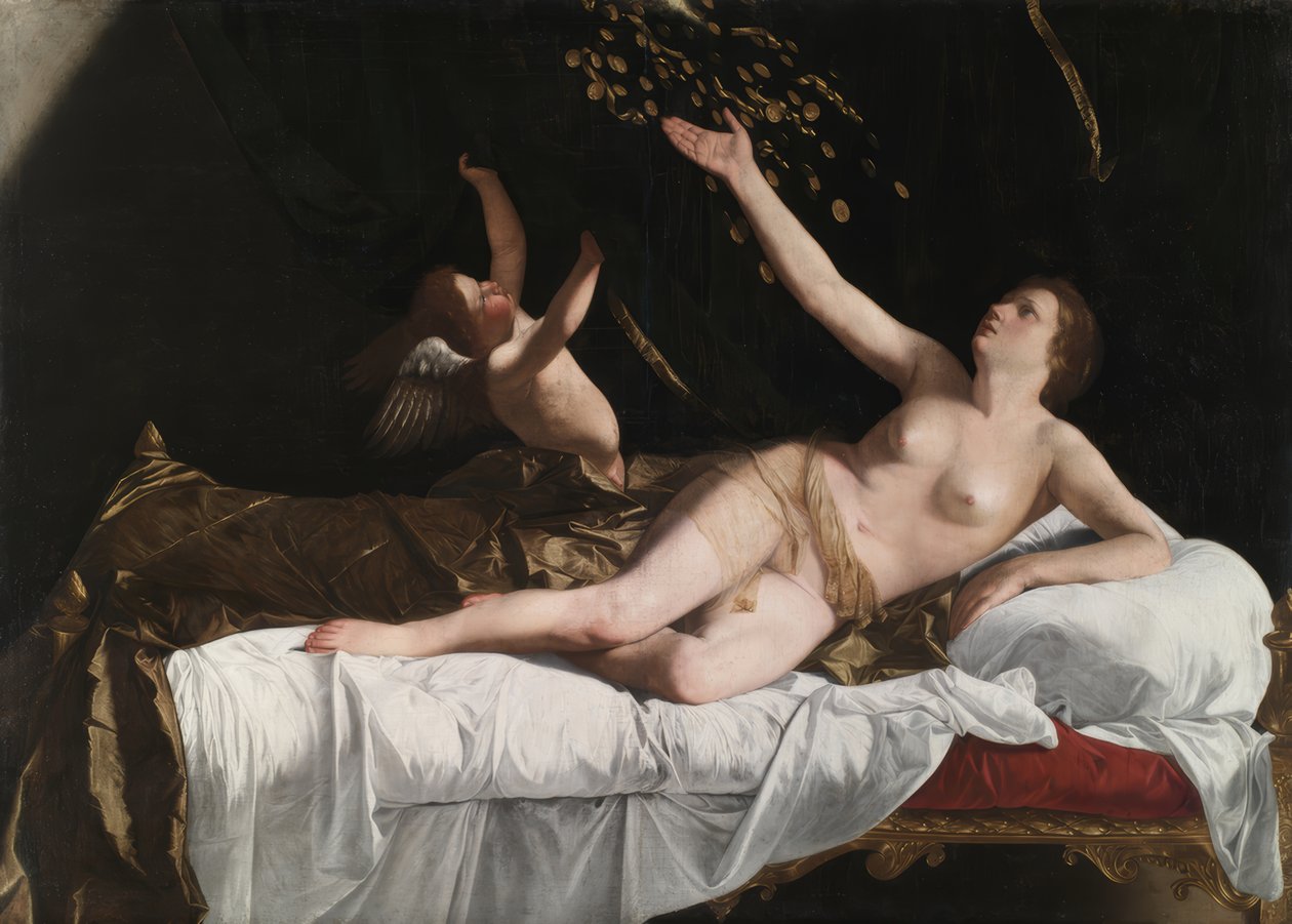 Danaë af Orazio Gentileschi