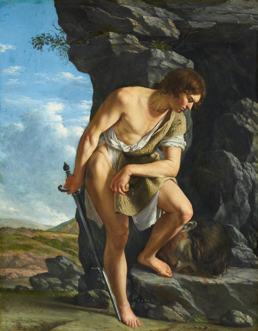 David med Goliats hoved af Orazio Gentileschi