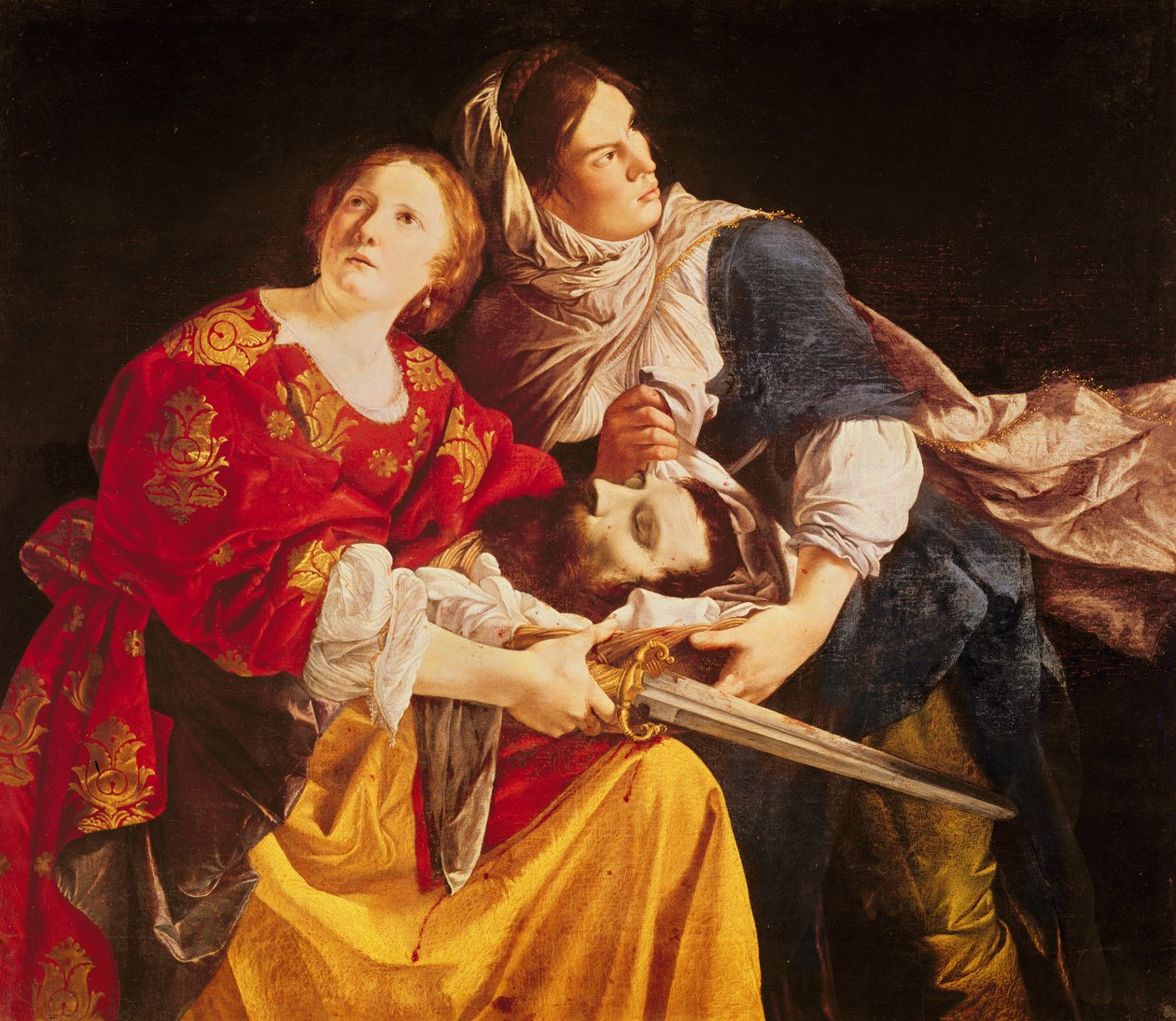 Judith med hovedet af Holofernes af Orazio Gentileschi