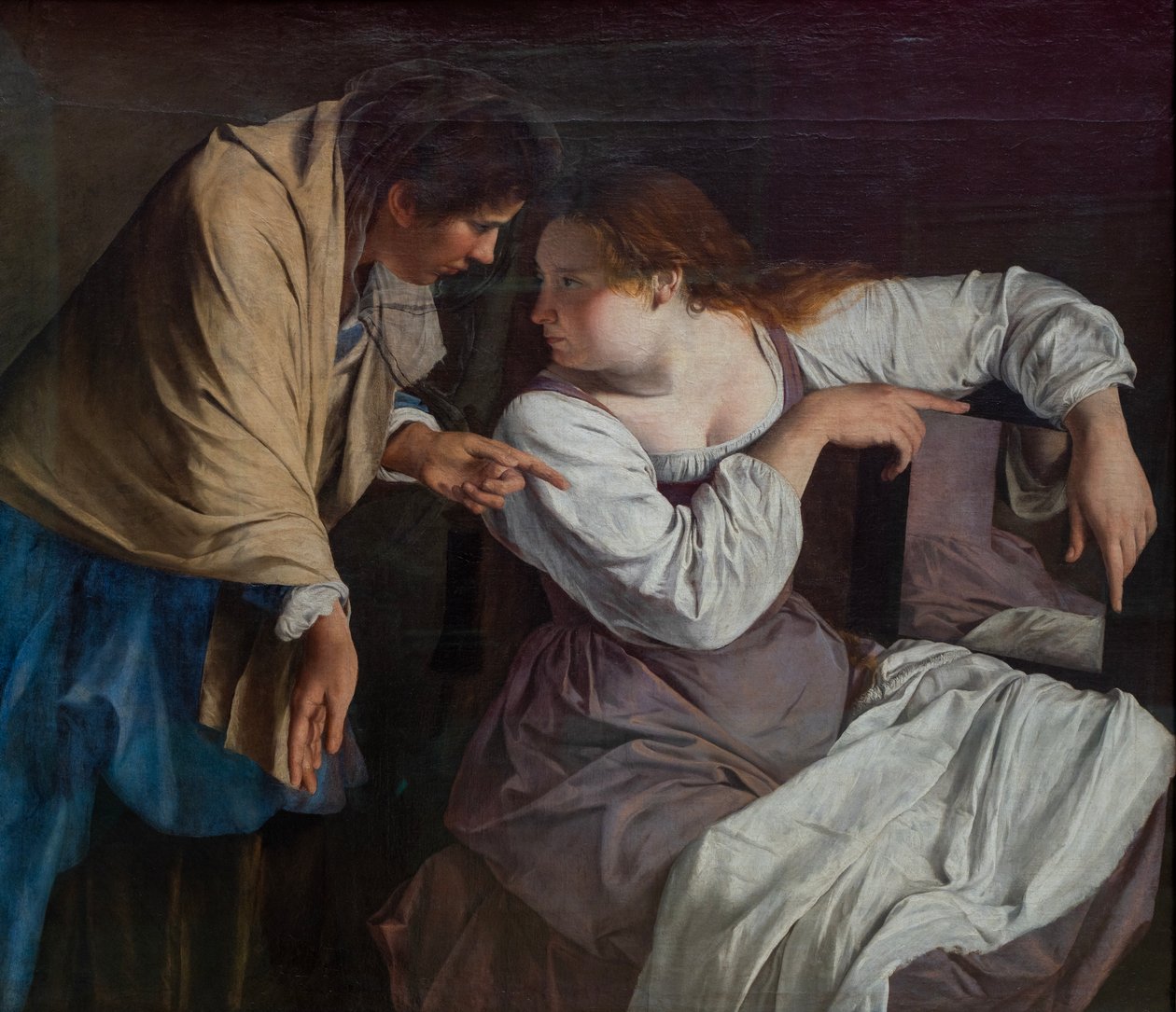 Martha irettesætter sin søster Maria af Orazio Gentileschi