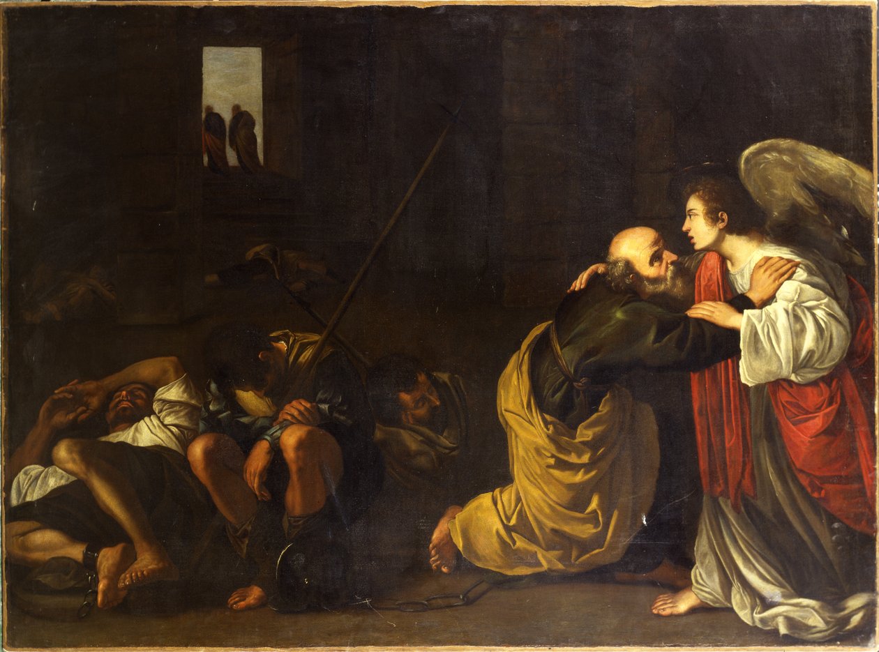 Sankt Peters udfrielse af Orazio Gentileschi