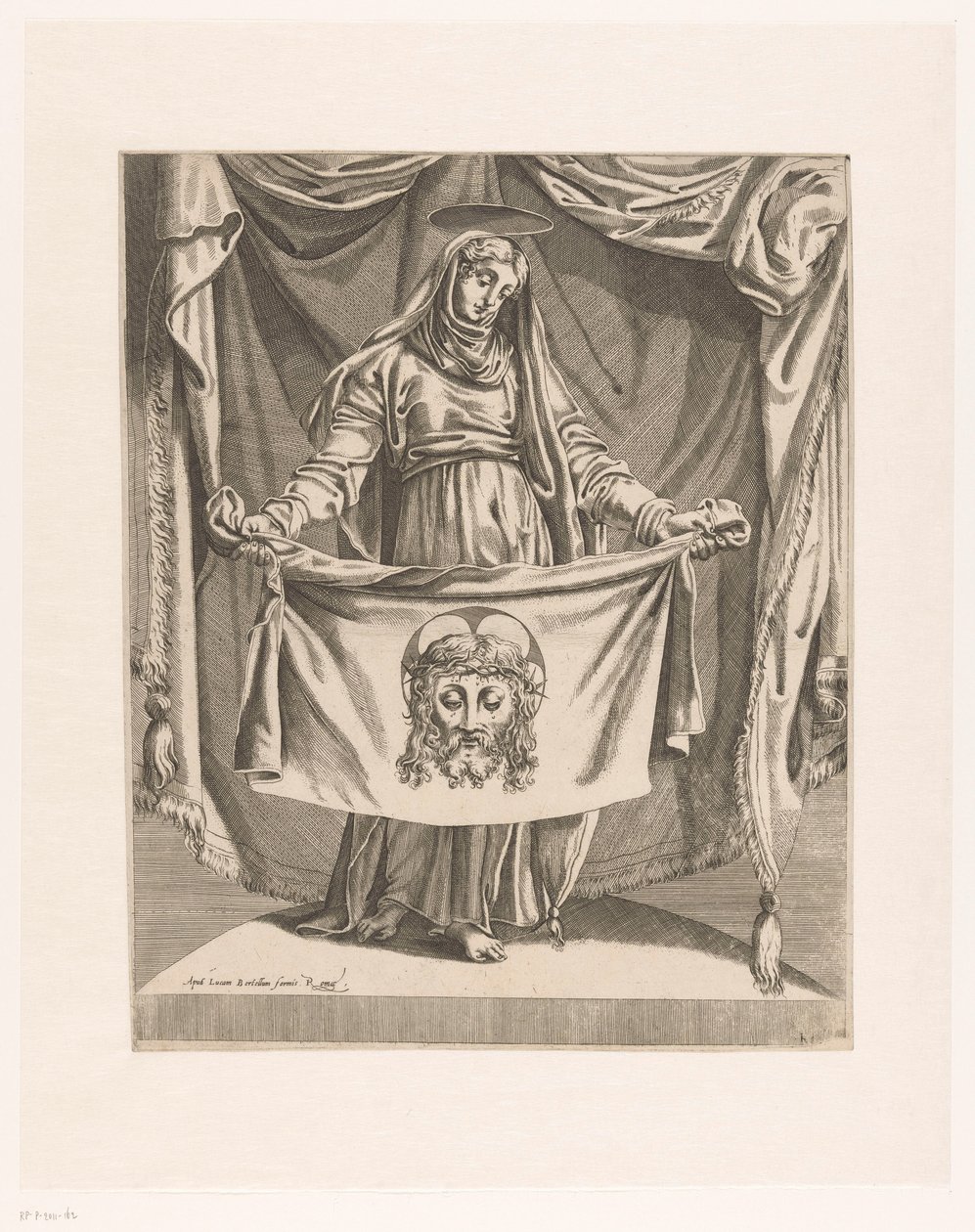 Veronica med svedklud af Orazio de Santis (attributed to)