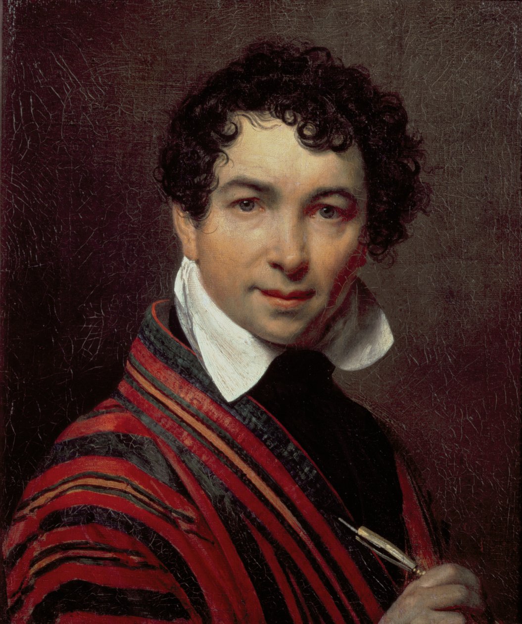 Selvportræt, 1828 af Orest Adamovich Kiprensky