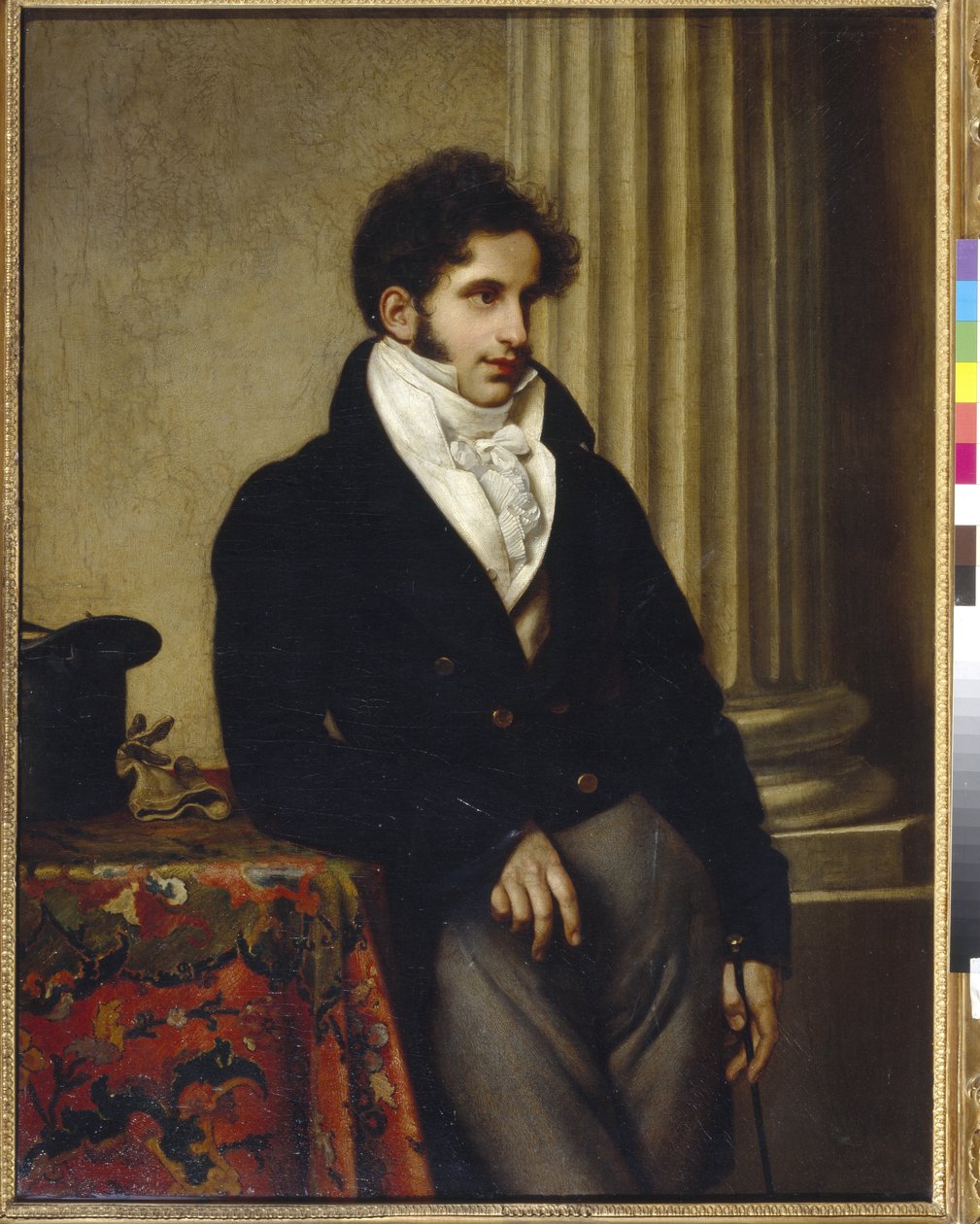 Portræt af grev Sergei Semionovich Uvarov (1786-1855) - Maleri af Orest Adamovich Kiprensky (1782-1836), olie på lærred (117,3x90,8 cm) af Orest Adamovich Kiprensky