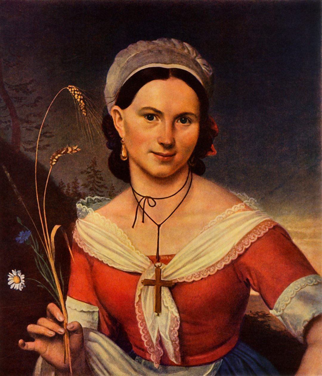 Portræt af danseren K. A. Telesheva, 1828, 1965. af Orest Adamovich Kiprensky