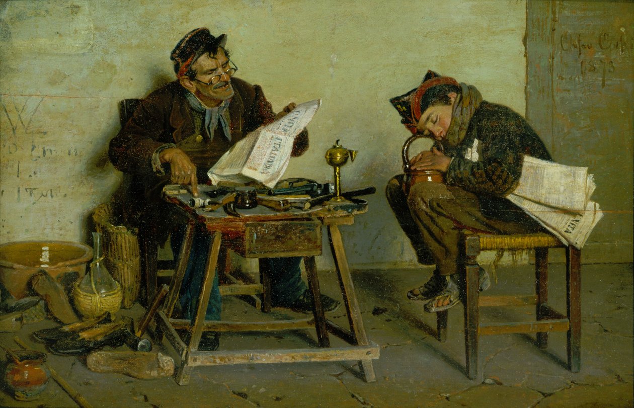 En politisk skomager af Orfeo Orfei