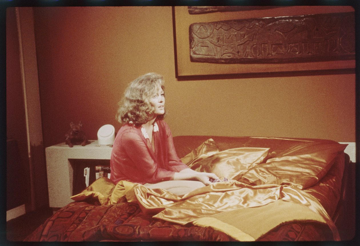 Faye Dunaway på settet til 