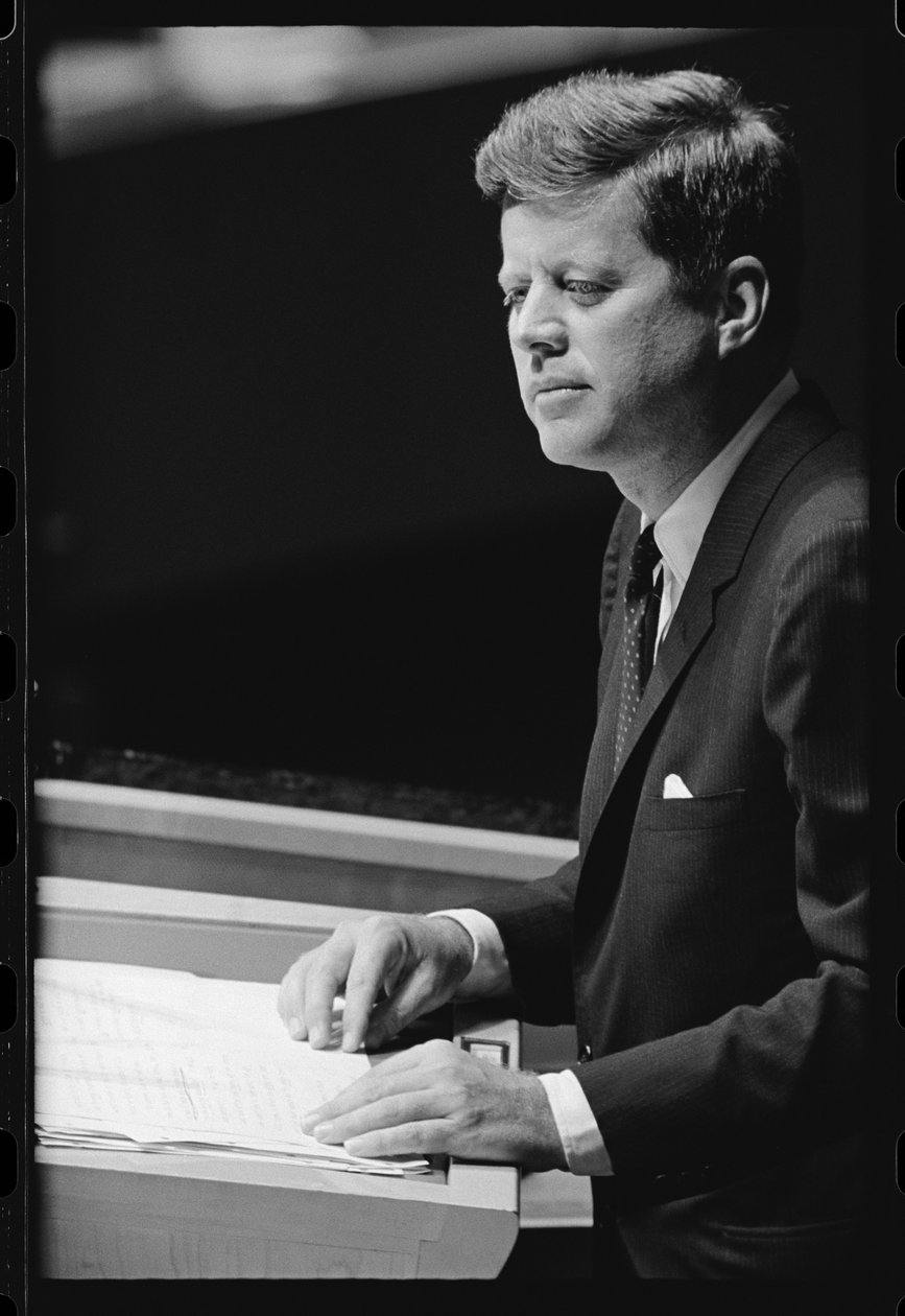 John F. Kennedy taler til FN af Orlando Suero