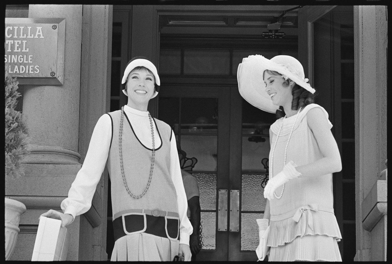Julie Andrews og Mary Tyler Moore på settet til 