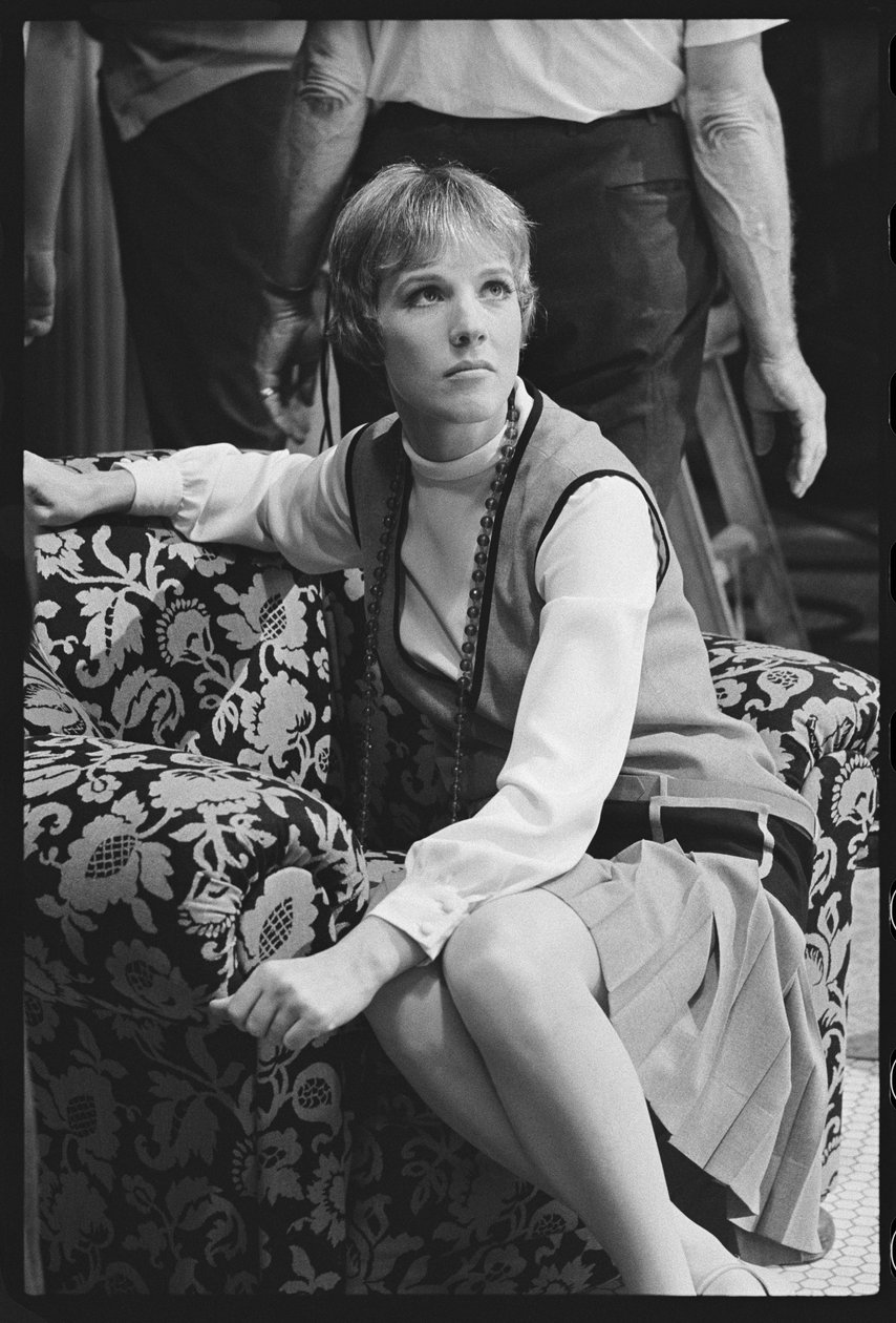 Julie Andrews på settet til 