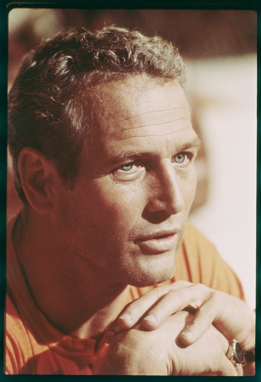 Paul Newman på settet til 
