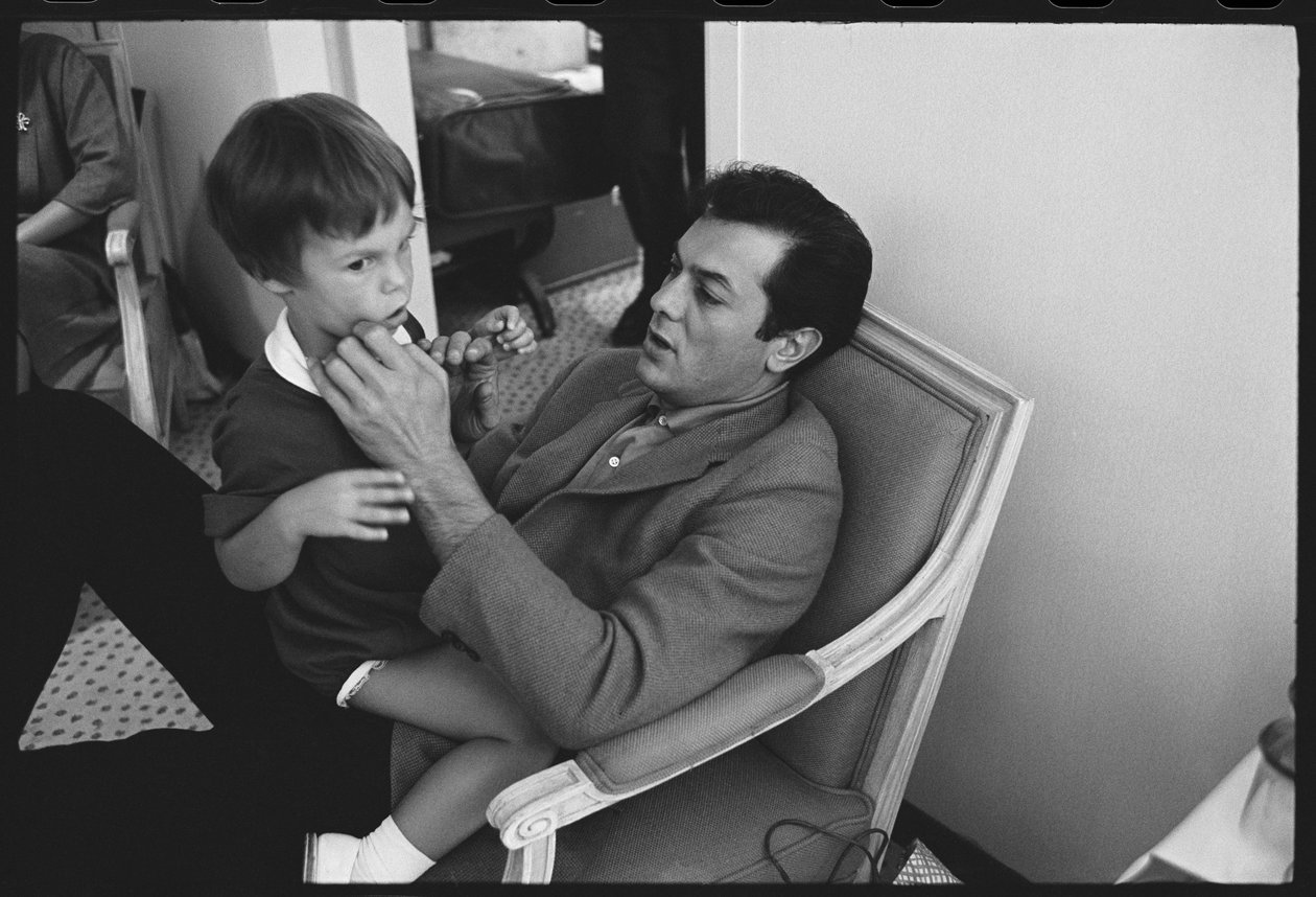 Tony Curtis med datteren Jamie Lee Curtis af Orlando Suero
