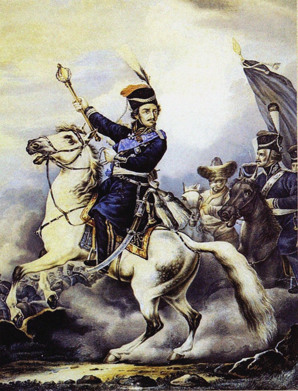 Greve Matvei Ivanovich Platov 1757-1818 af Orlowski