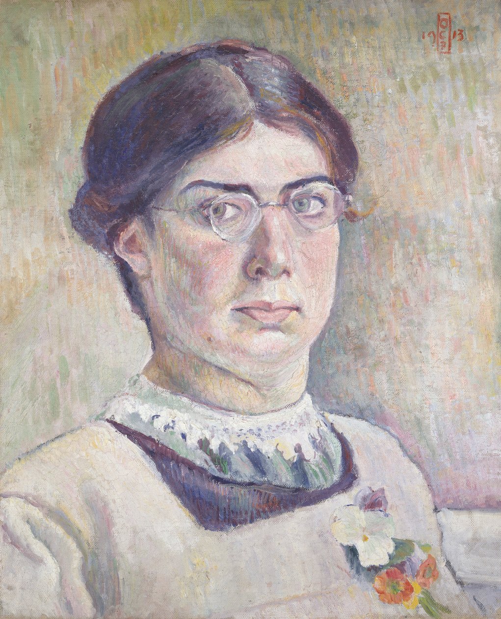Selvportræt, 1913 af Orovida Camille Pissarro