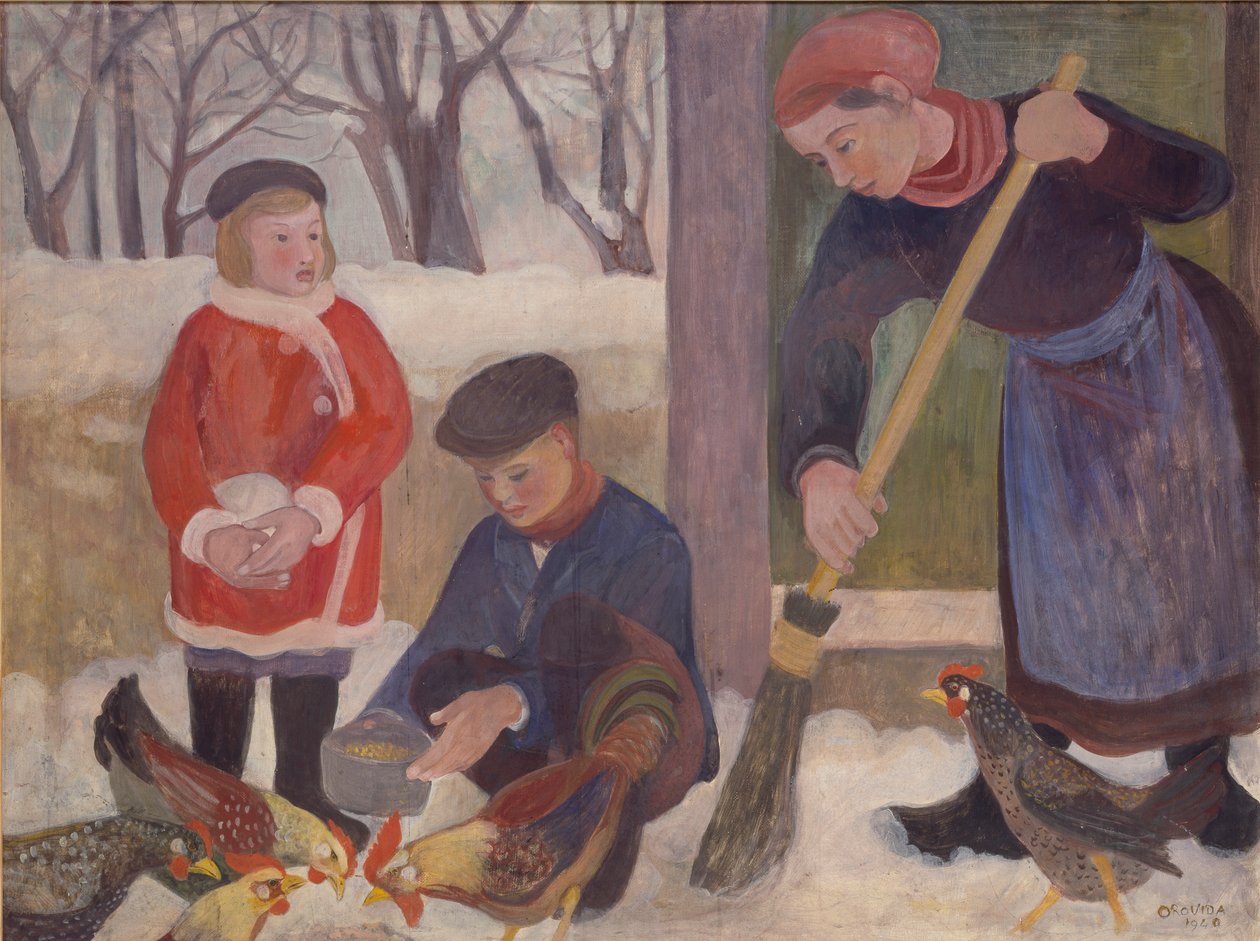 Vinter, 1940 af Orovida Camille Pissarro