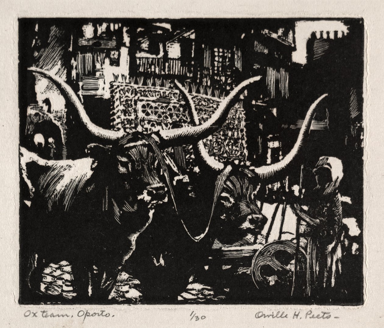 Ox Team, Porto af Orville Houghton Peets