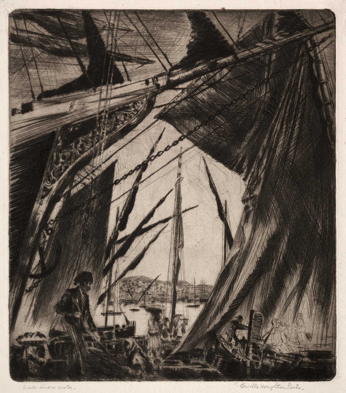 Sejl og en Vista af Orville Houghton Peets
