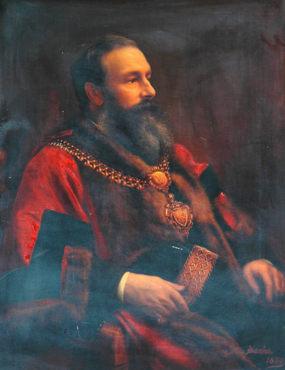 Sir Angus Holden, 1880 af Oscar Albert Leopold Sachs