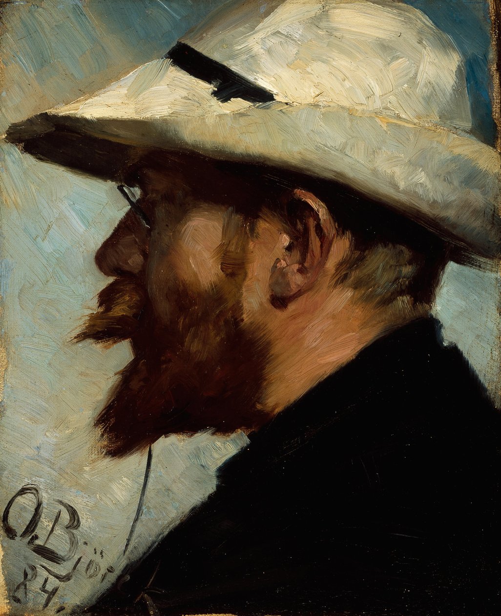 P.S. Krøyer af Oscar Gustaf Bjorck