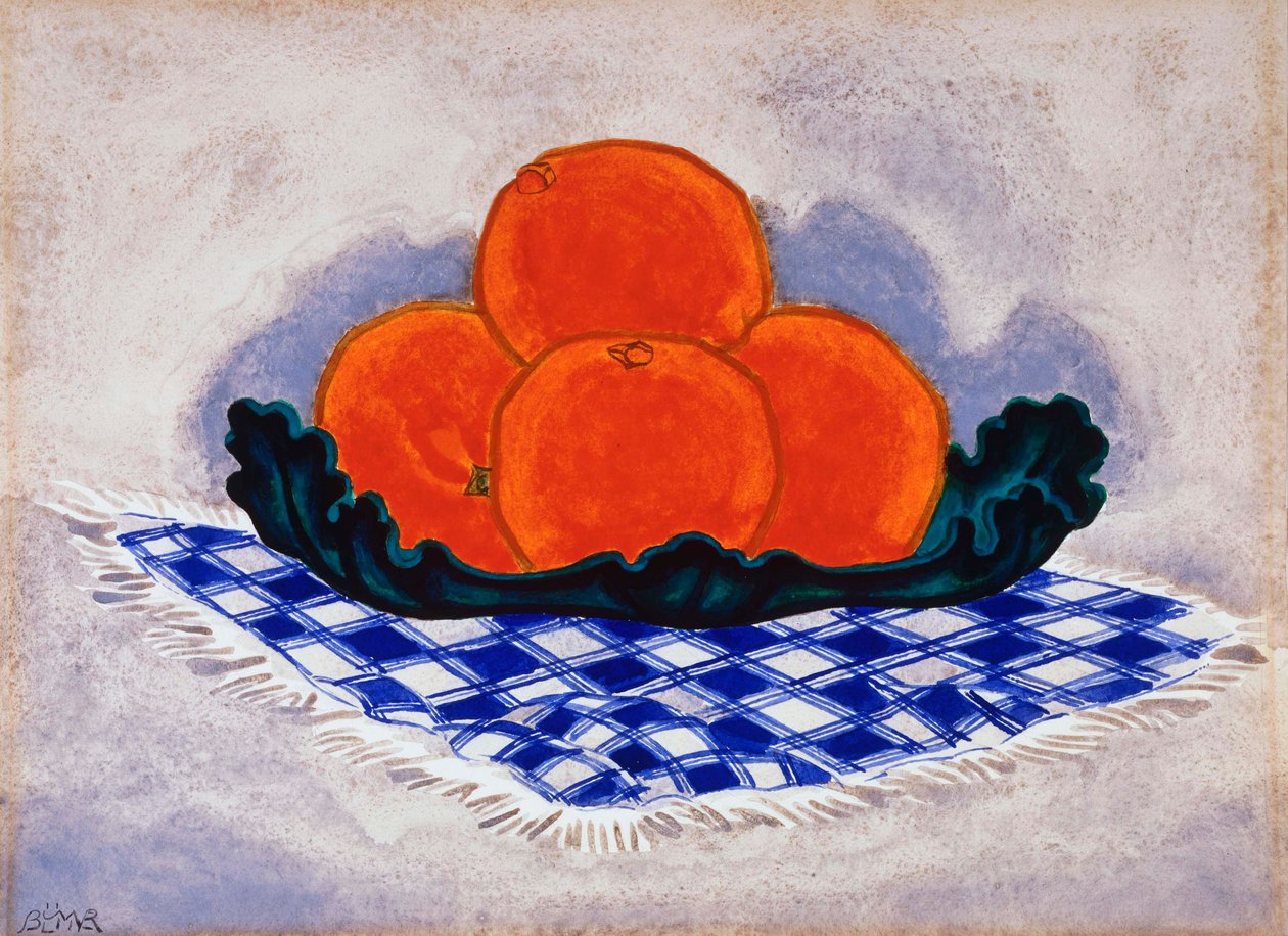 Appelsiner af Oscar Florianus Bluemner