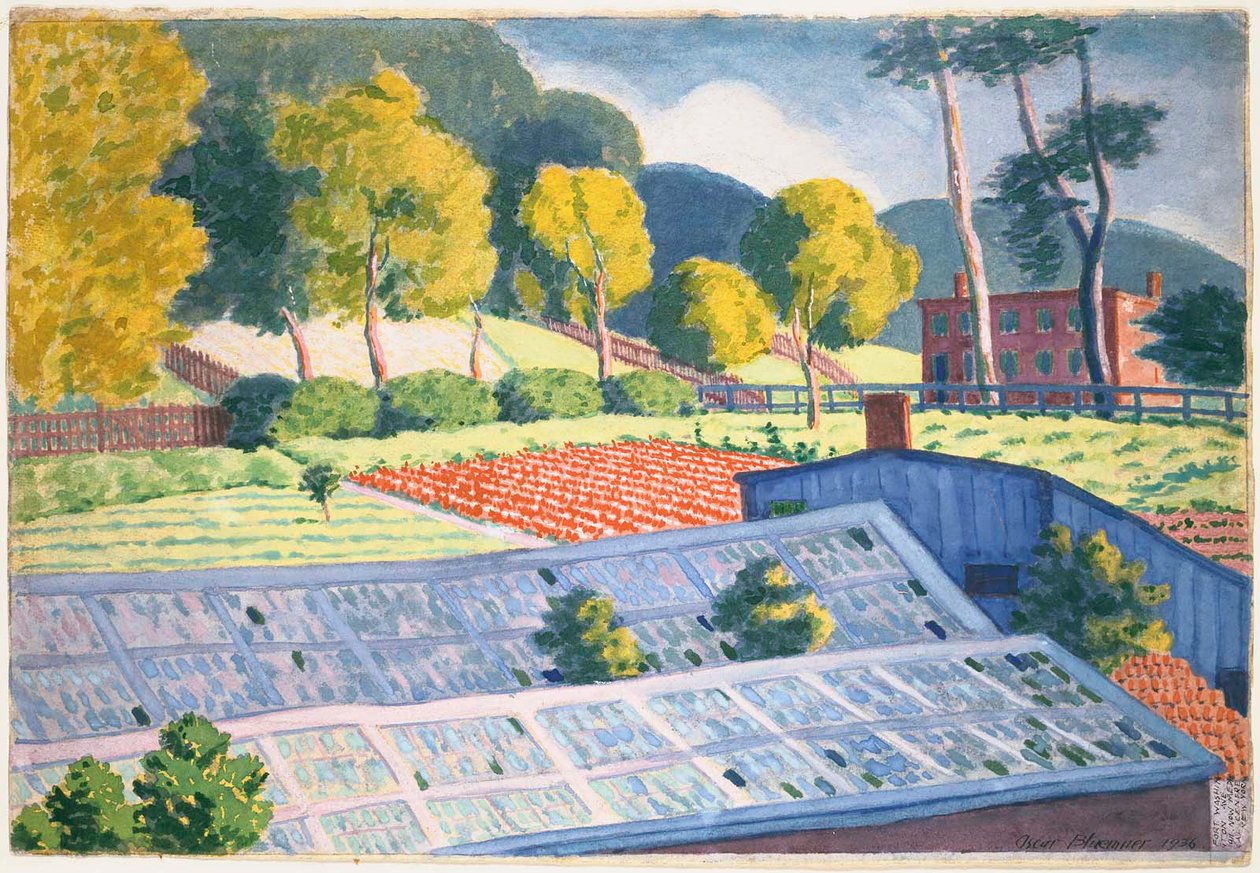 Fort Washington Avenue i 1911 af Oscar Florianus Bluemner