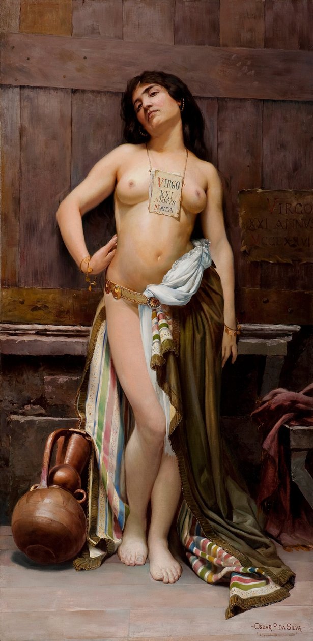 Romersk slave af Oscar Pereira da Silva