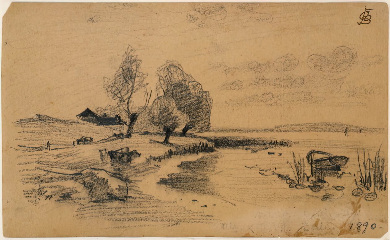 Uden titel, 1890. af Oscar Bluemner