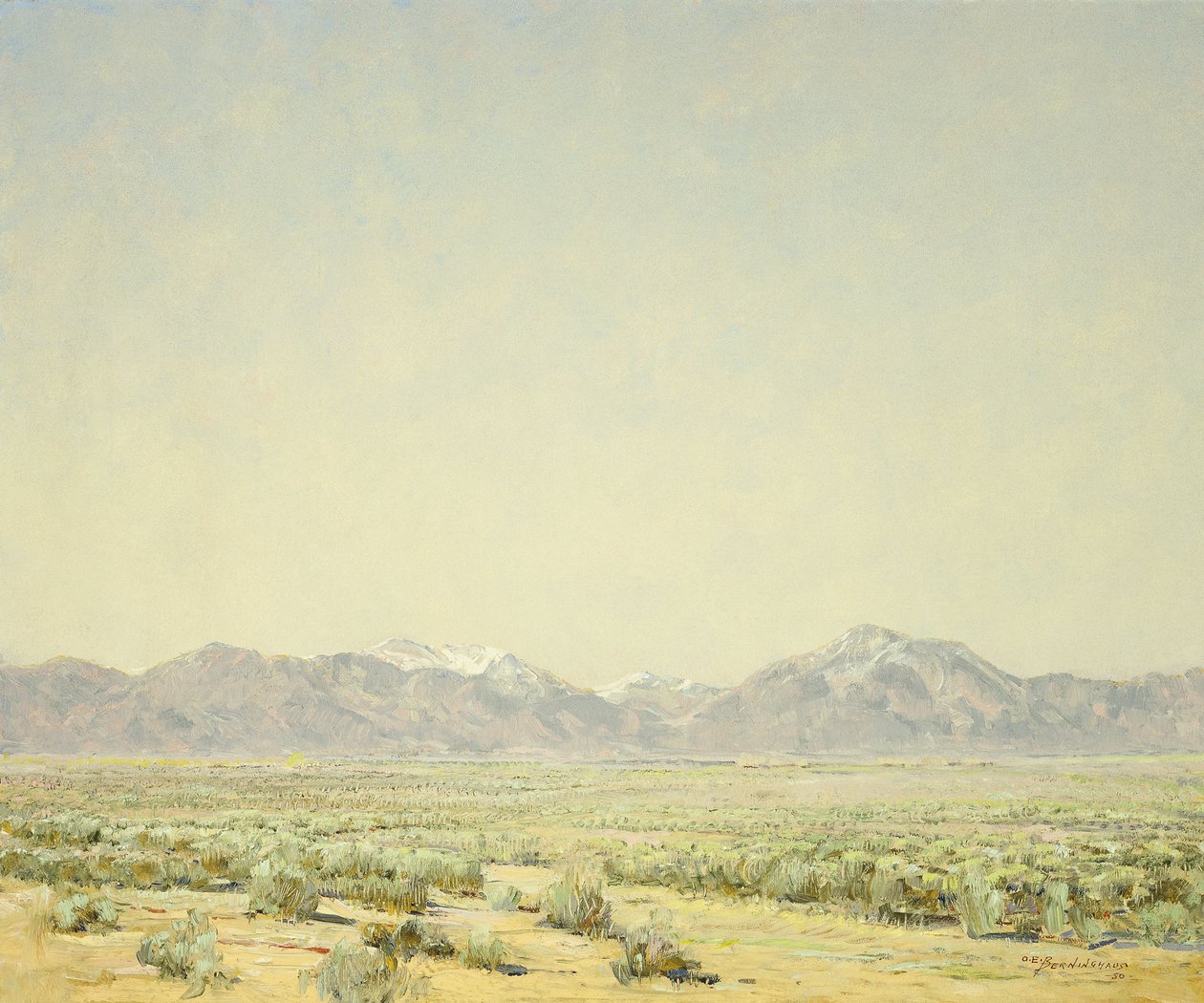 Taos-dalen af Oscar Edward Berninghaus