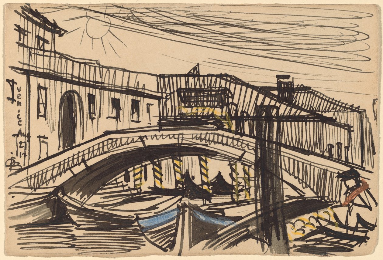 Venedig, både af Oscar F. Bluemner