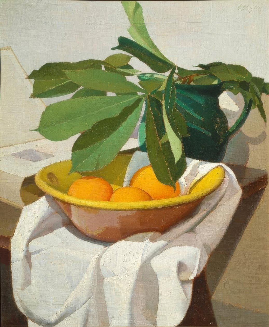 Oscar Ghiglia (1876–1945), Stilleben, 1925, 60 × 50 cm. af Oscar Ghiglia