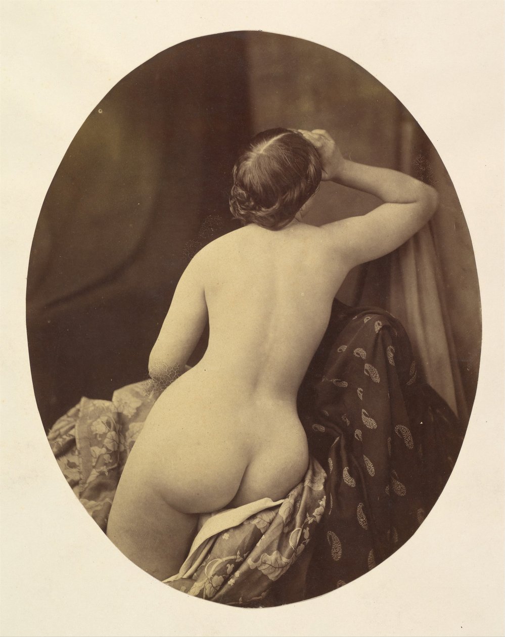Ariadne, 1857. af Oscar Gustav Rejlander