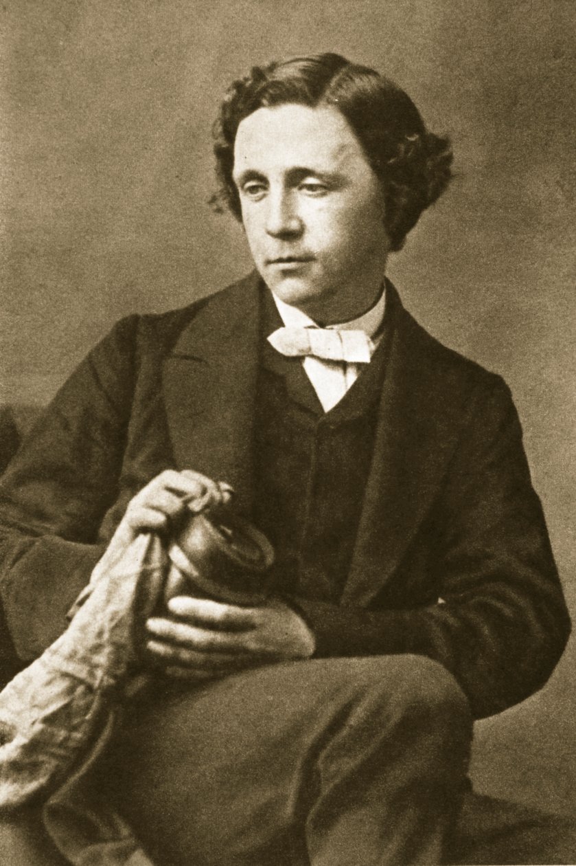 Portræt af Lewis Carroll, 28. marts 1863 (sepiafoto) af Oscar Gustav Rejlander