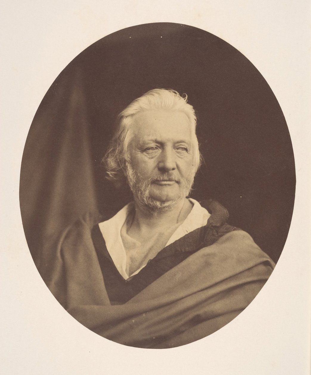 Studie af et hoved, 1857. af Oscar Gustav Rejlander