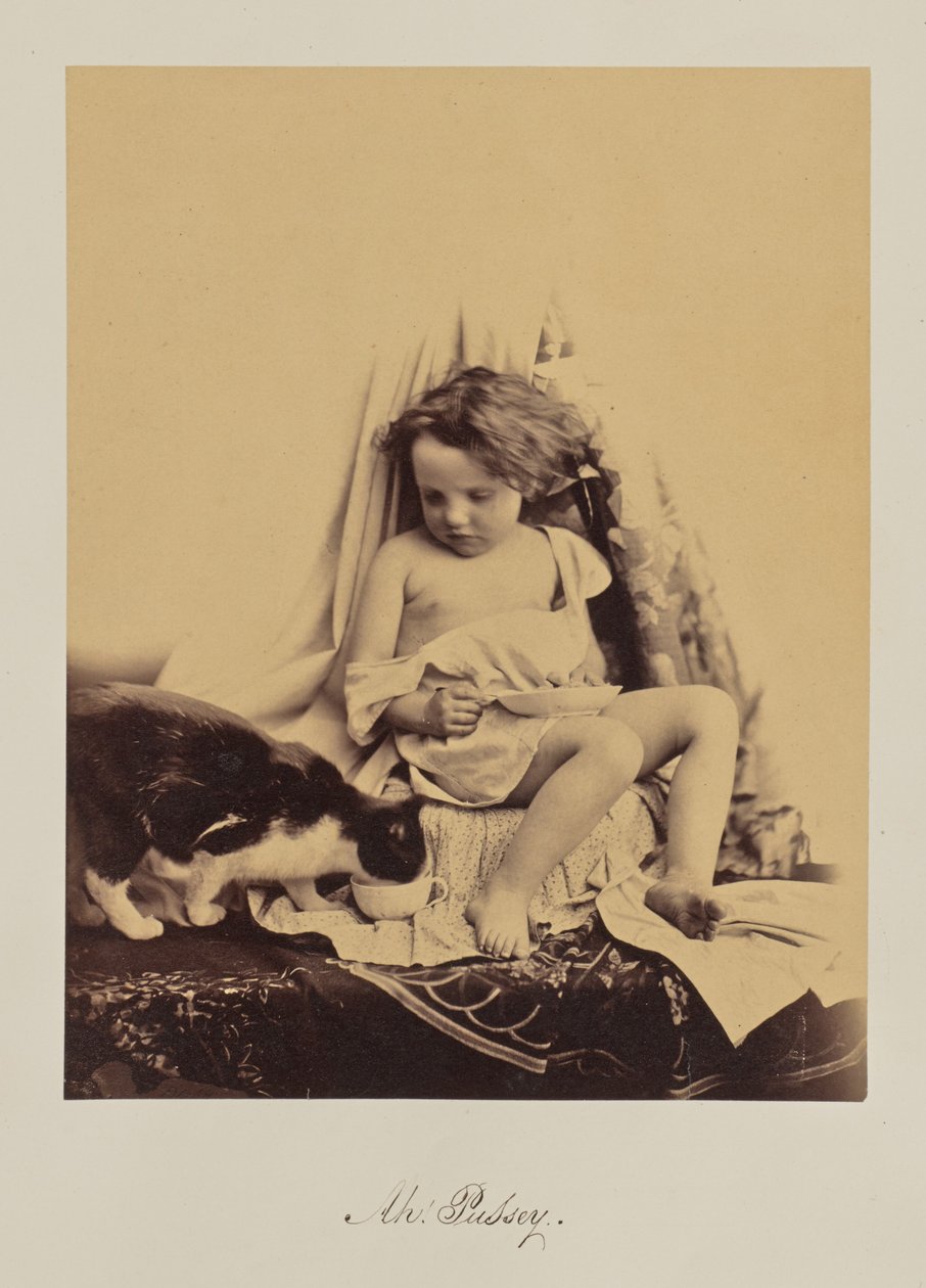 Ah! Pussey af Oscar Gustave Rejlander