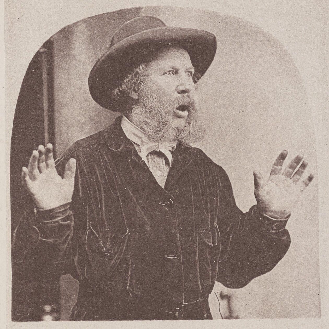 [Overrasket mand] af Oscar Gustave Rejlander